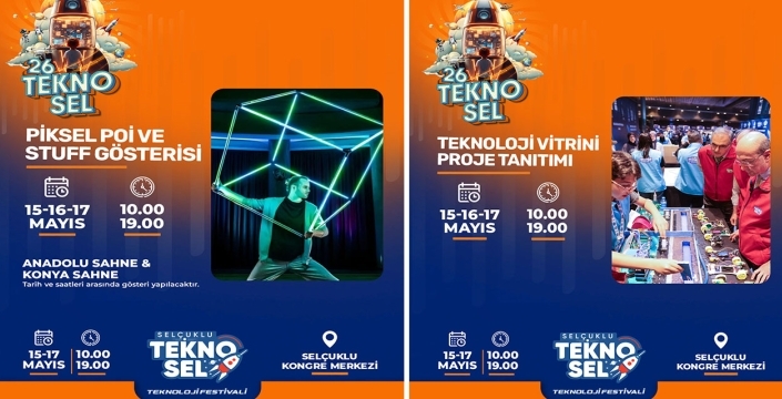Konya’da teknoloji şöleni başlıyor! TEKNOSEL gençleri gelecekle buluşturacak