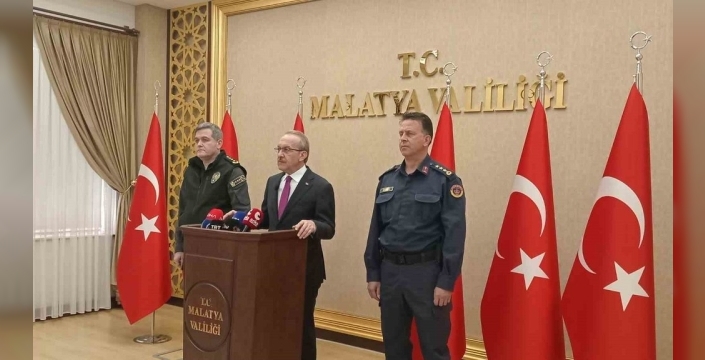 Malatya Valisi Yavuz, asayiş verilerini paylaştı: Güvenlik önlemleri artıyor