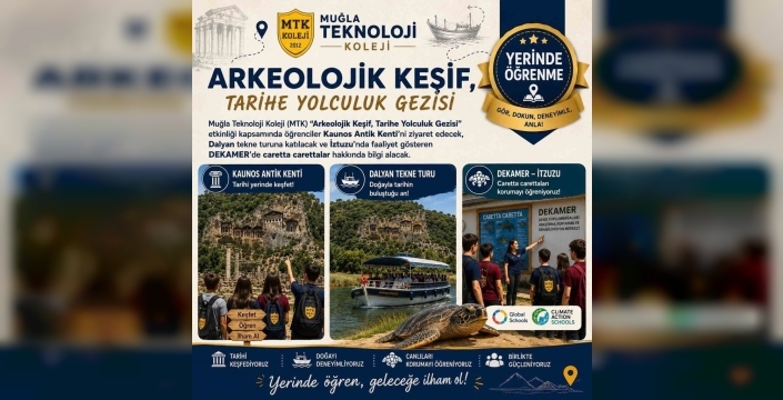 MTK Koleji, öğrencilerini antik kentlere taşıyor: Tarih ve doğa bir arada!