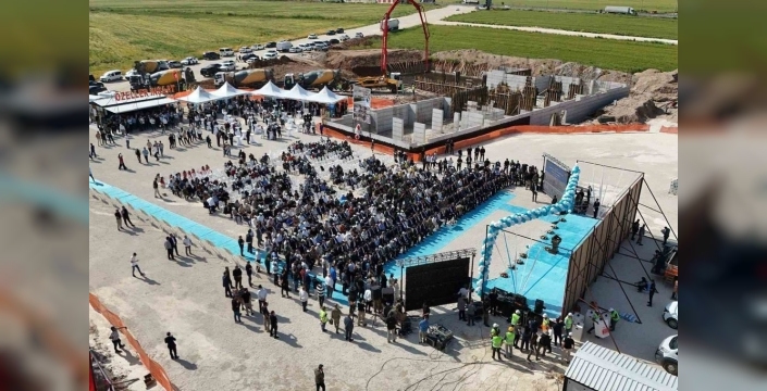 Nusaybin'e dev eğitim yatırımı: Öğretmenevi ve 24 derslikli okulların temeli atıldı