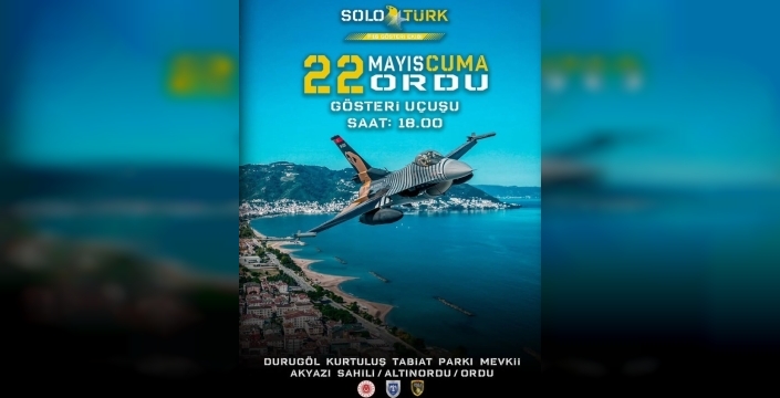 Ordu’da heyecan dorukta: SOLOTÜRK gösterisi geliyor
