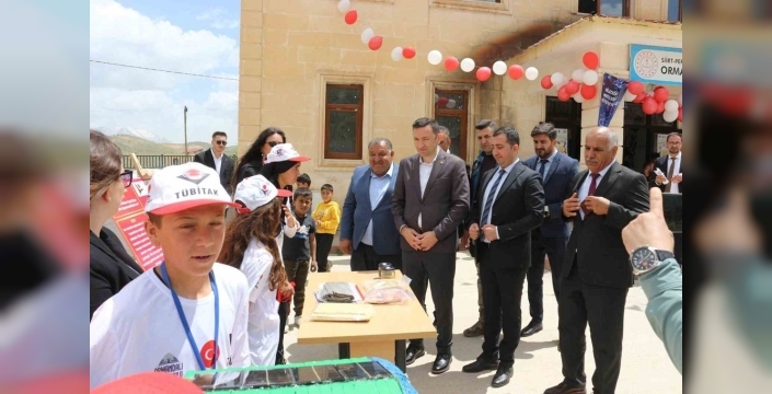 Pervari'de yerel değerler bilim fuarında sergilendi