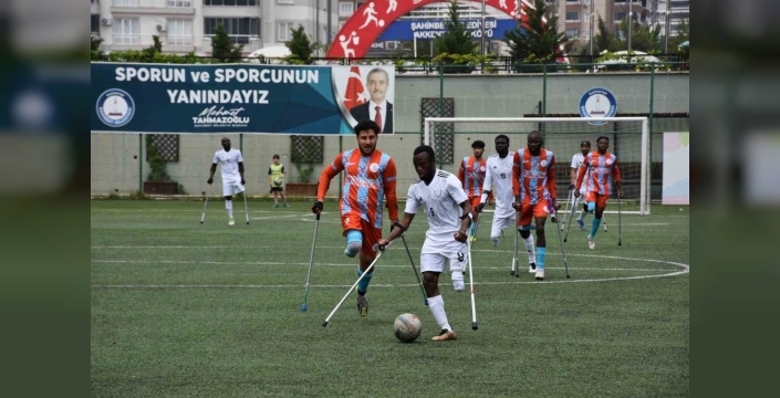 Şahinbey Ampute Futbol Takımı, Depsaş Enerji'yi 4-0'la geçti; şampiyonluk yolunda emin adımlar!