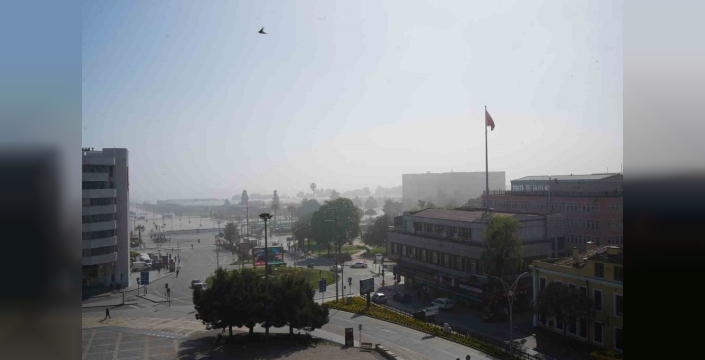 Samsun’u sis ve pus kapladı, görüş mesafesi düştü