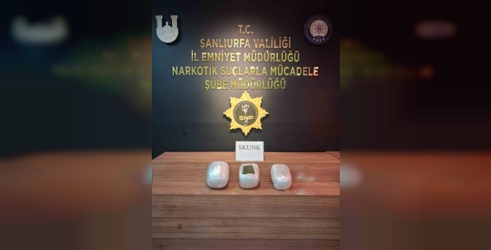 Şanlıurfa'da uyuşturucuya geçit yok: 6 kilodan fazla madde yakalandı, 4 kişi gözaltında