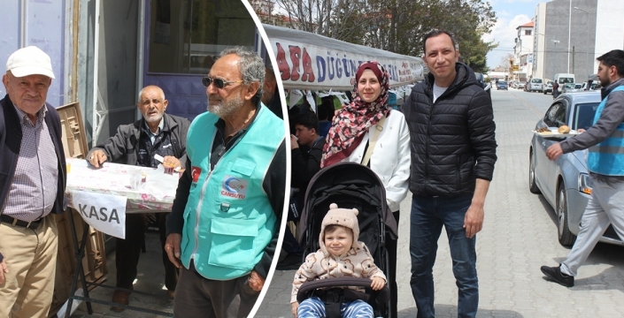 Sarayönü’nde Gazze için dayanışma kermesi düzenlendi