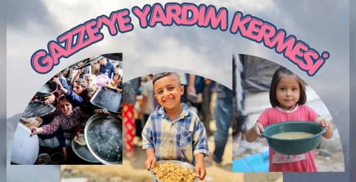 Sarayönü’nde Gazze’ye destek için kermes kuruluyor