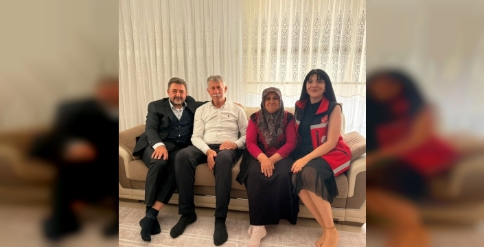 Şehidin ailesine vefa ziyareti: Bozüyük'te duygusal anlar
