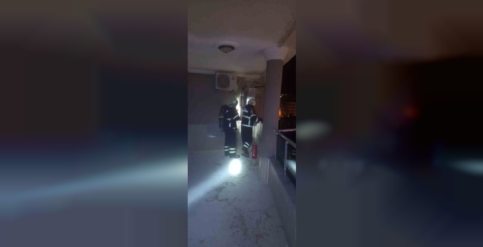Siirt'te şampiyonluk kutlamasında havai fişek, doğalgaz kombisini ateşe verdi
