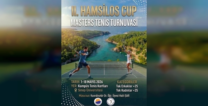 Sinop'ta tenis tutkunları için heyecan dorukta: 2. Hamsilos cup başlıyor