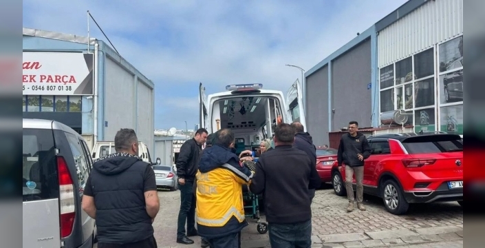 Sinop'ta yük asansörü koptu, iki kişi hastaneye kaldırıldı