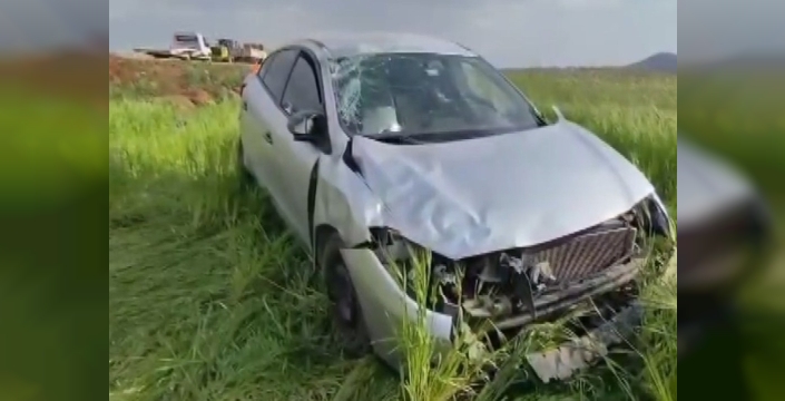 Şok kaza: İslahiye'de otomobiller tarlaya uçtu, 1 ağır 5 yaralı!