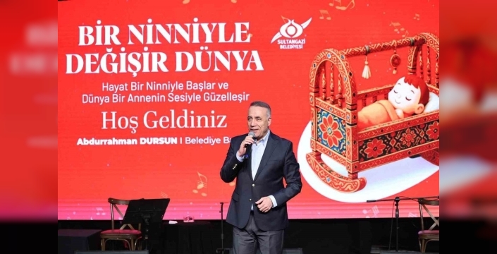 Sultangazi'de anneler için yürek ısıtan 'Bir Ninniyle Değişir Dünya' etkinliği