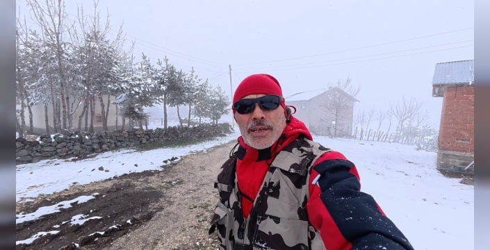 Tokat'ta Mayıs ayında kış sürprizi