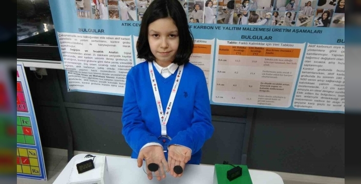 Yozgat'tan doğa dostu yalıtım mucizesi: 5. sınıf öğrencisi ulusal dördüncülük kazandı