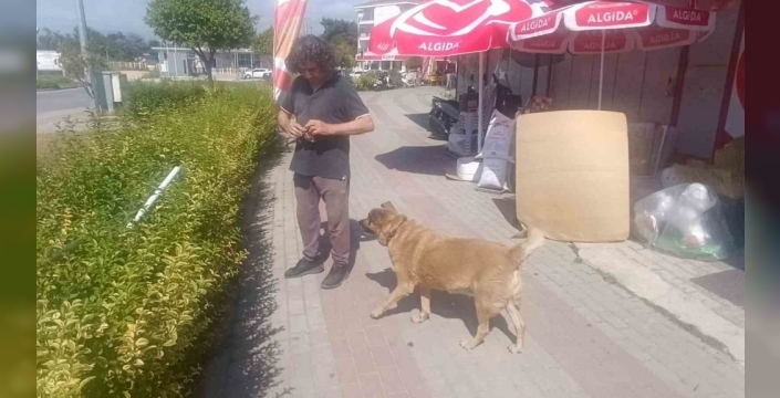 13 yıllık sadakat: Gözleri görmeyen köpeğine evlat gibi bakan tamirci