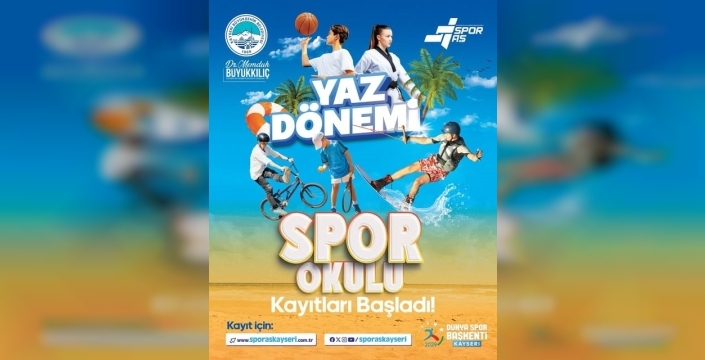 2029 Dünya Spor Başkenti Kayseri'de Yaz Spor Okulları Kapılarını Açıyor: 18 Branşta Kayıtlar Başladı!