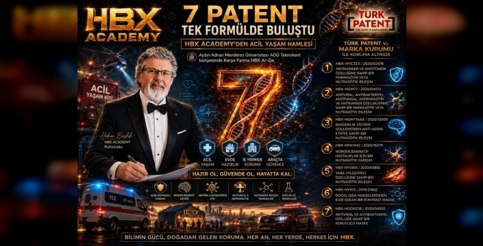 7 patentli buluş tek formülde: HBX Academy'den hayat kurtaran ürün müjdesi!