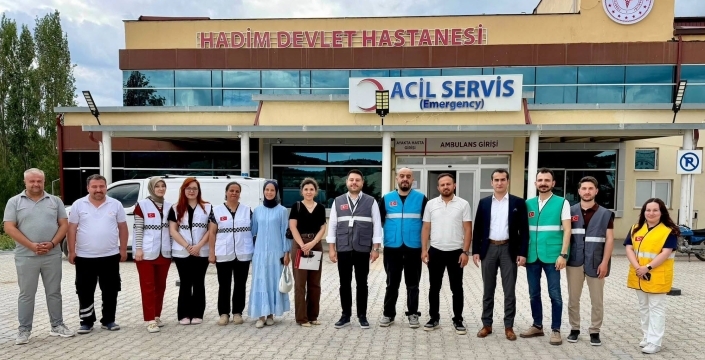 Afete karşı alarm: Sağlıkçılar gerçeğini aratmayan tatbikatta ter döktü