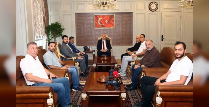 AGAD yönetiminden Vali Abdullah Küçük'e sıcak bir hayırlı olsun ziyareti