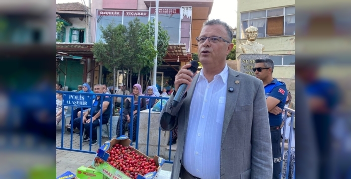 Alaşehir'de en güzel kiraz belirlendi: Barış Demir birinci oldu