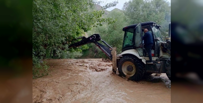 Arapgir'de doğa canlandı, kanyon sular altında kaldı