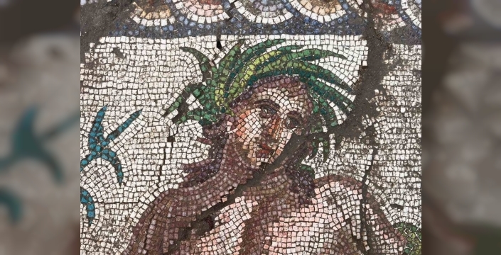 Aspendos'ta tarihe ışık tutan keşif: Genç Eurymedon mozaiği gün yüzüne çıktı