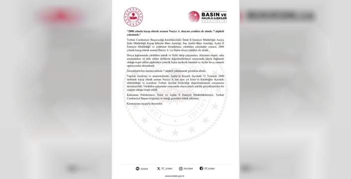 Aydın'daki kayıp vakası cinayet çıktı: 7 kişi gözaltında