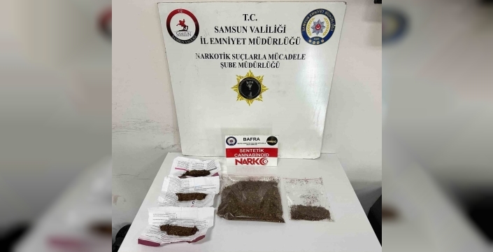Bafra'da uyuşturucu operasyonu: Şüpheli yakalandı