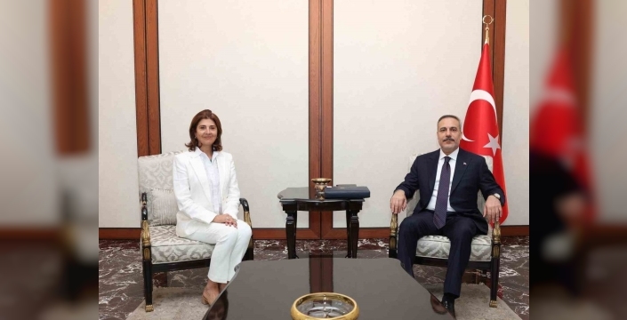 Bakan Fidan ile BM Temsilcisi Holguin Ankara'da buluştu: Kıbrıs'ta son durum masada