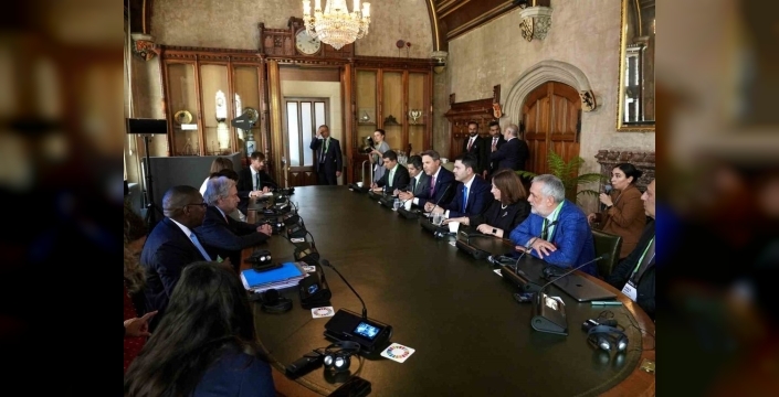 Bakan Kurum ve Bayraktar, BM Genel Sekreteri Guterres ile iklim görüşmesi yaptı