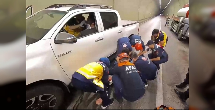 Bartın'da tünel tatbikatı: Gerçeği aratmayan senaryo