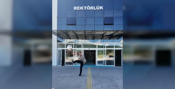 Bartın Üniversitesi'nden A Milli Takım'a büyük destek videosu