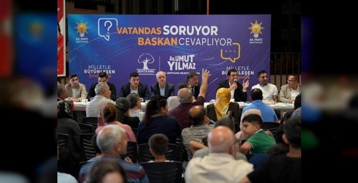 Başkan Yılmaz, Beykent'te vatandaşların sorunlarını dinledi