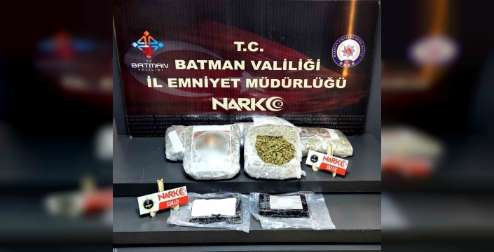 Batman'da uyuşturucu operasyonu: Tır dorsesinden kokain ve skunk ele geçirildi