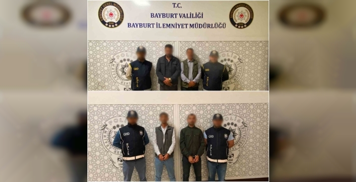 Bayburt'ta göçmen kaçakçılığına geçit yok: Operasyonda 9 kişi yakalandı