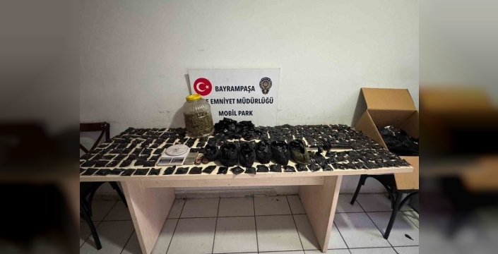 Bayrampaşa'da uyuşturucu imalathanesine büyük baskın: 2 kilo marihuana ele geçirildi