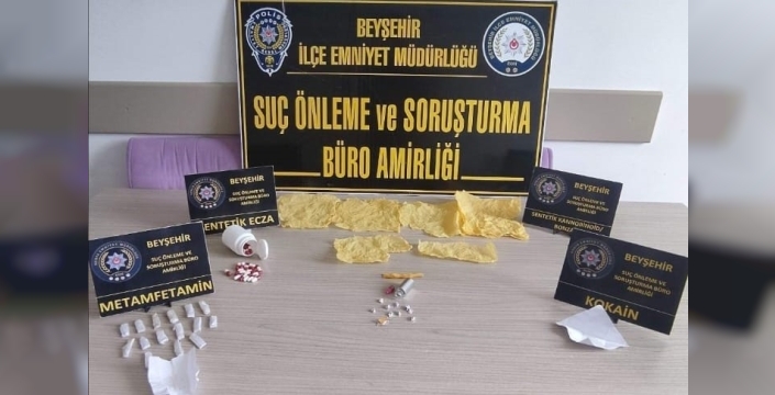 Beyşehir’de uyuşturucu operasyonunda 2 kişi tutuklandı