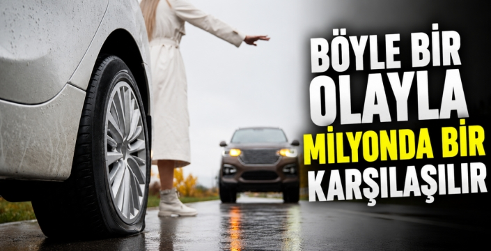 Böyle bir olayla milyonda bir karşılaşılır