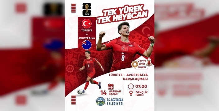 Bozdoğan'da milli heyecan: Başkan Özel, tüm hemşehrileri Gençlik Parkı'na davet etti