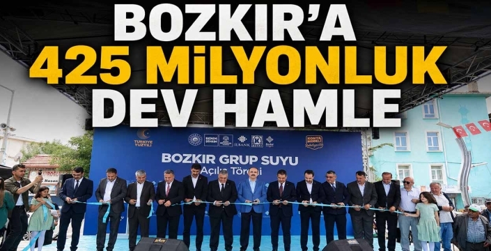 Bozkır'a 425 milyonluk dev hamle