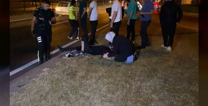 Bursa'da motosiklet kazası: Genç sürücü yaralandı, annesi yanında