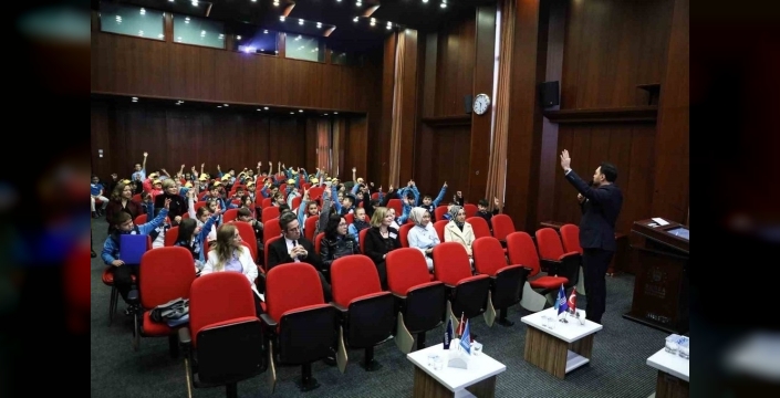 Bursa'da öğrencilere su tasarrufu dersi veriliyor