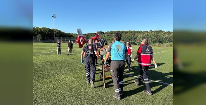 Çatalca'da yamaç paraşütü kazası: 1'i çocuk 2 yaralı