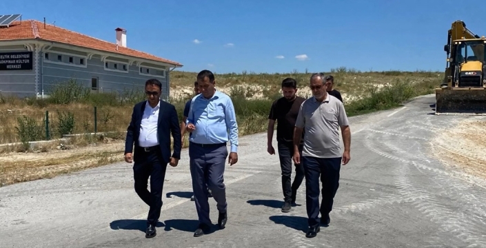 Çeltik’te yollar genişletiliyor