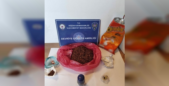Cips paketinde uyuşturucu buldu, şüpheli tutuklandı