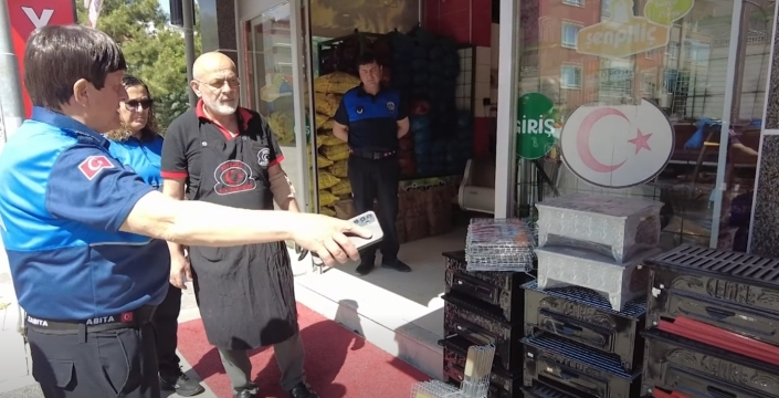 Çumra’da kaldırım işgaline geçit yok! Denetimler sıklaştırıldı