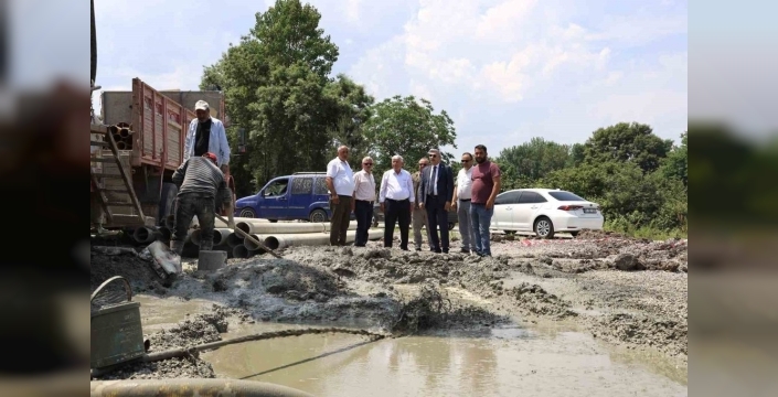 Dikmeli Köyü'nde su sorunu tarihe karışıyor: Sondaj çalışmaları hız kesmeden devam ediyor