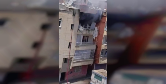 Diyarbakır'da dehşet anları: Bir ev alevlere teslim oldu, geriye küller kaldı