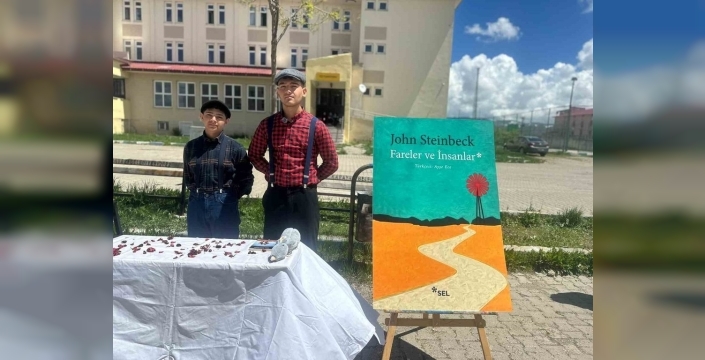 Edebi karakterler Karayazı Anadolu Lisesi'nde hayat buldu: Bir okuma kültürü manifestosu